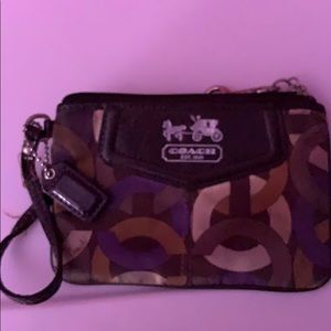 Coach wristlet